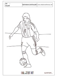 Futbol boyama sayfaları
